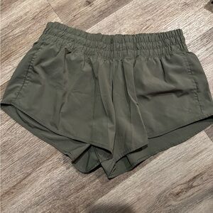 Aerie Sage Green Athletic Shorts